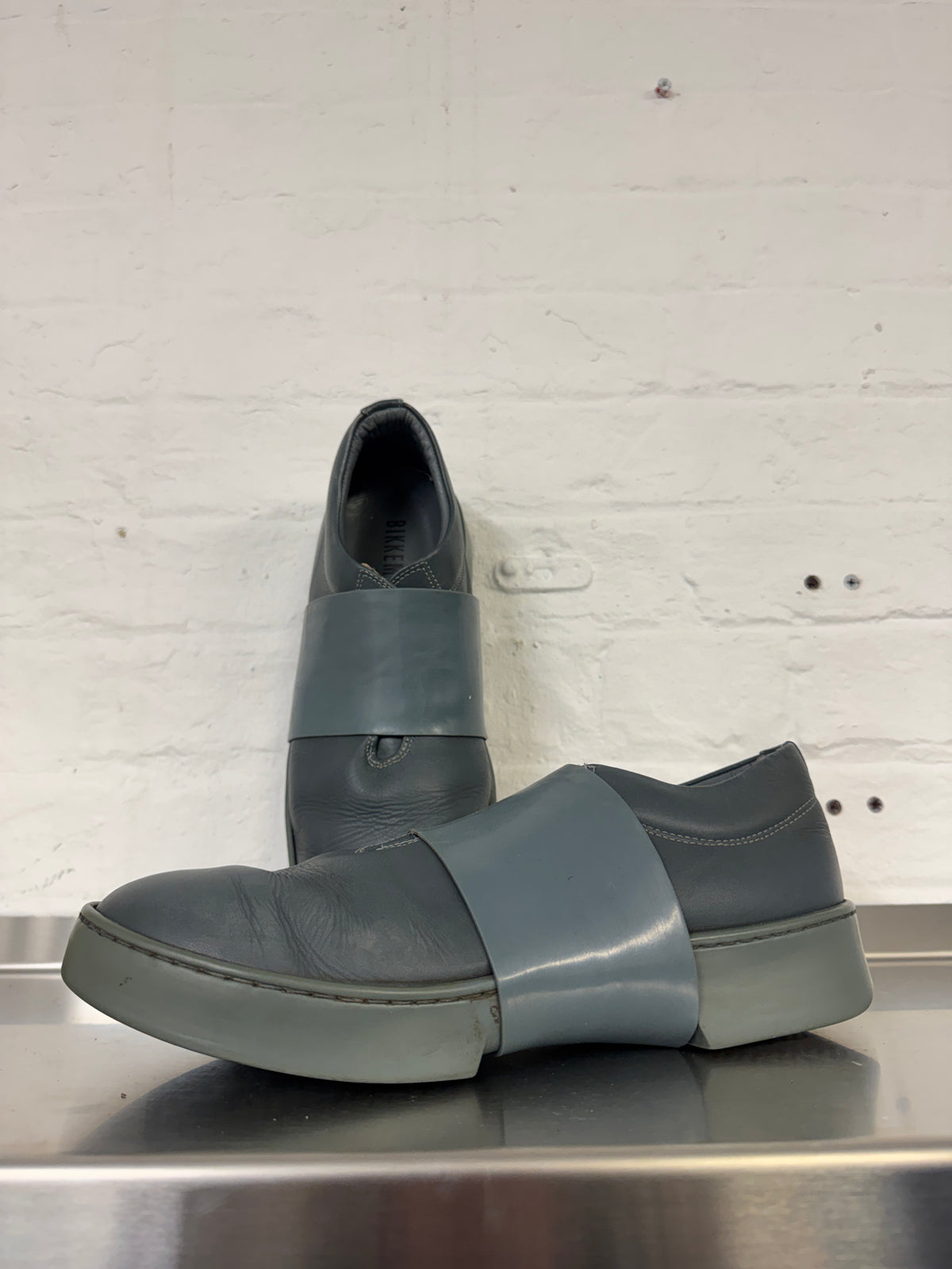 Dirk Bikkembergs Rubber Sling Low Leather Boots