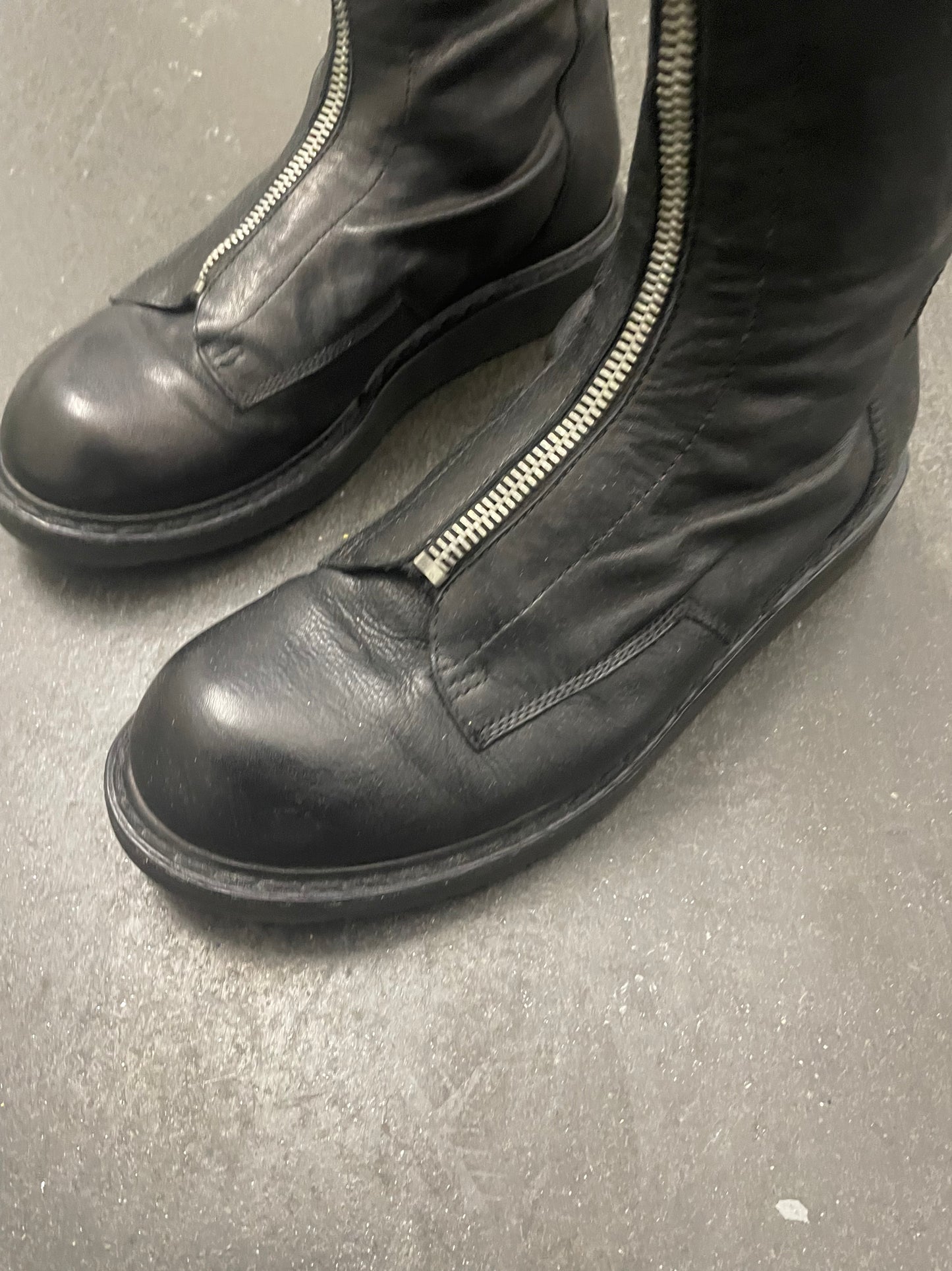 Rick Owens Mohawk Basket Creeper Boots
