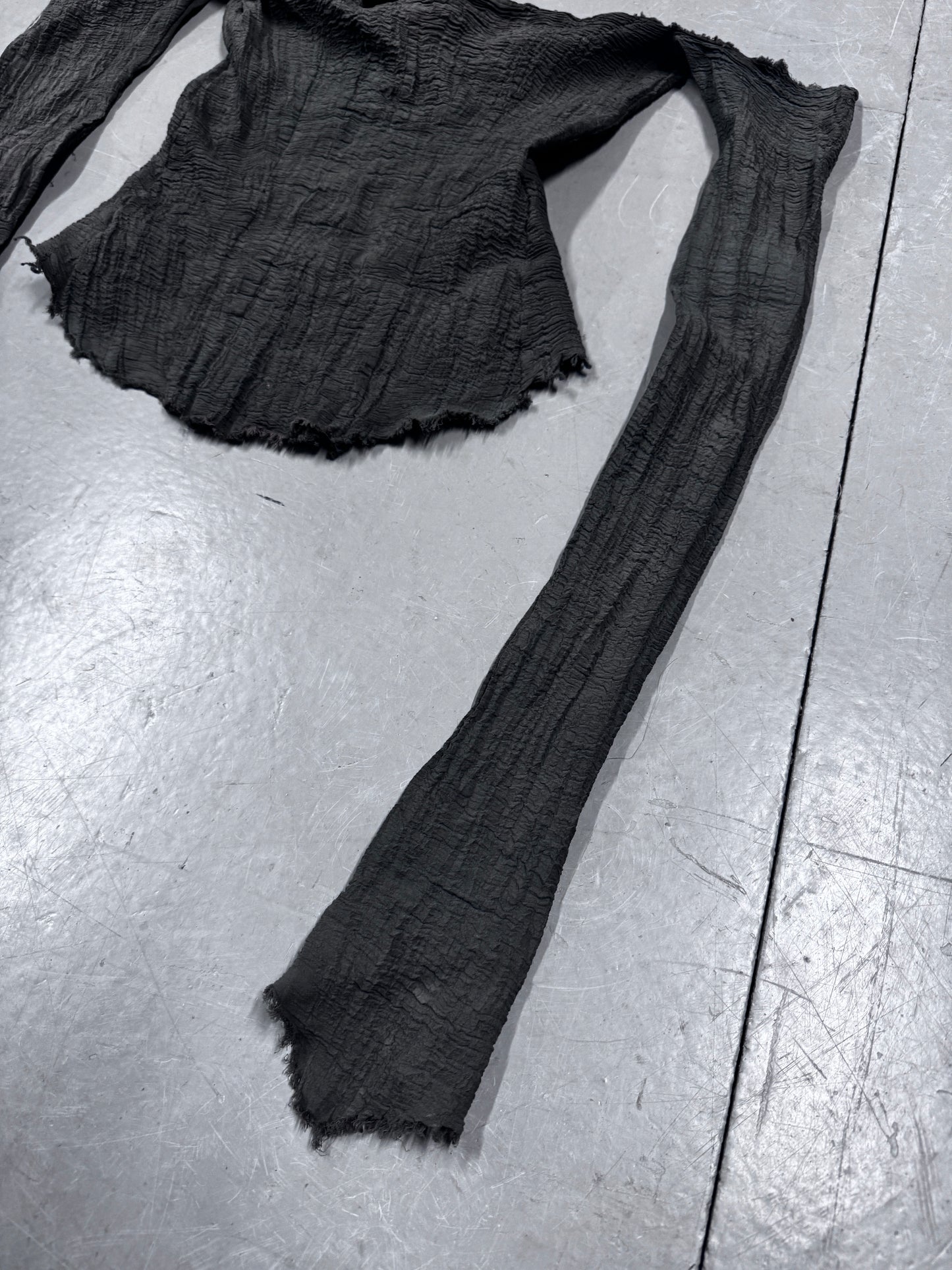 Marc le Bihan Burnt Textile Top
