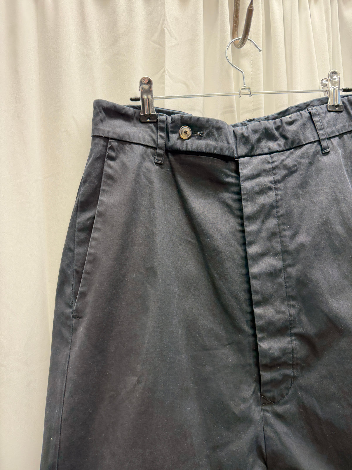 Rick Owens SS08 Creatch Tailored Cotton/Rubber Drop-Crotch Pod Shorts (S)