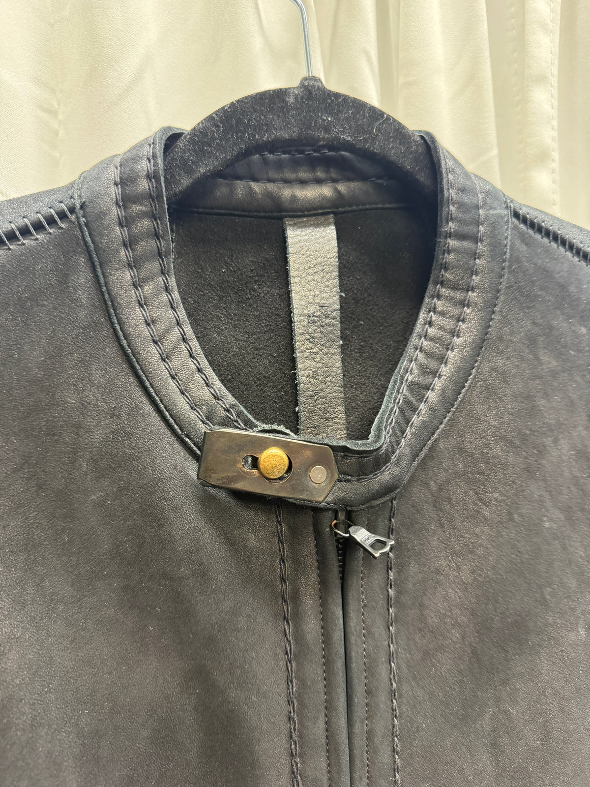 Isaac Sellam Anatomical Leather Zip Jacket