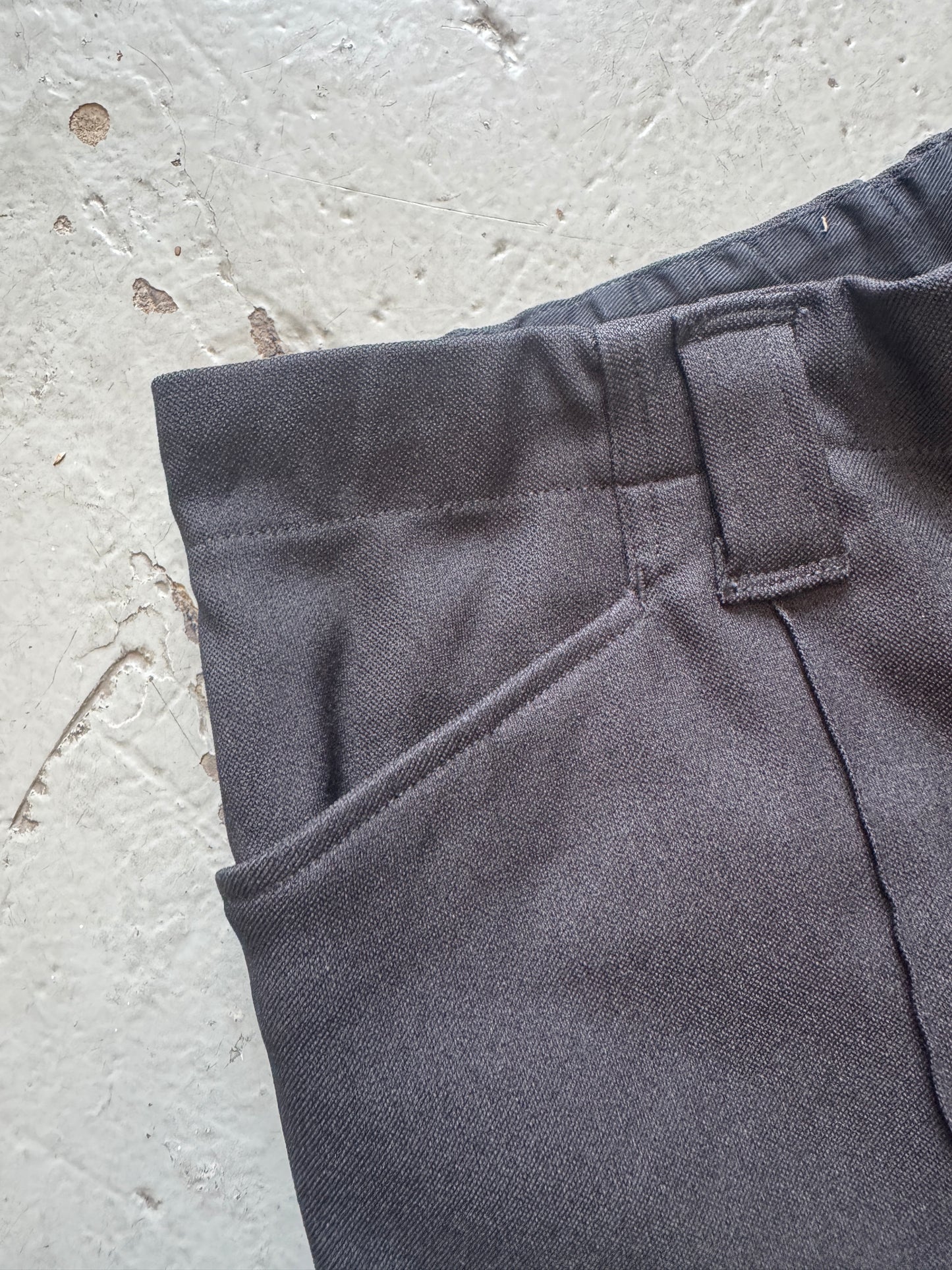 isamu katayama sewn pleat flare trouser