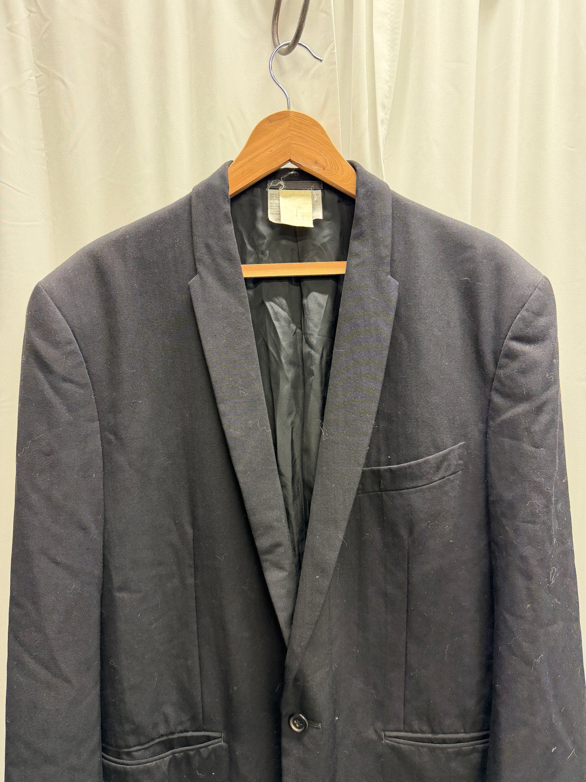 Comme des Garçons Homme Plus AD1991 Extreme Shoulder Single Button Wool Blazer