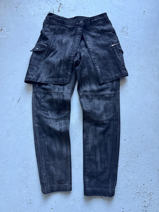 renke coated layer denim