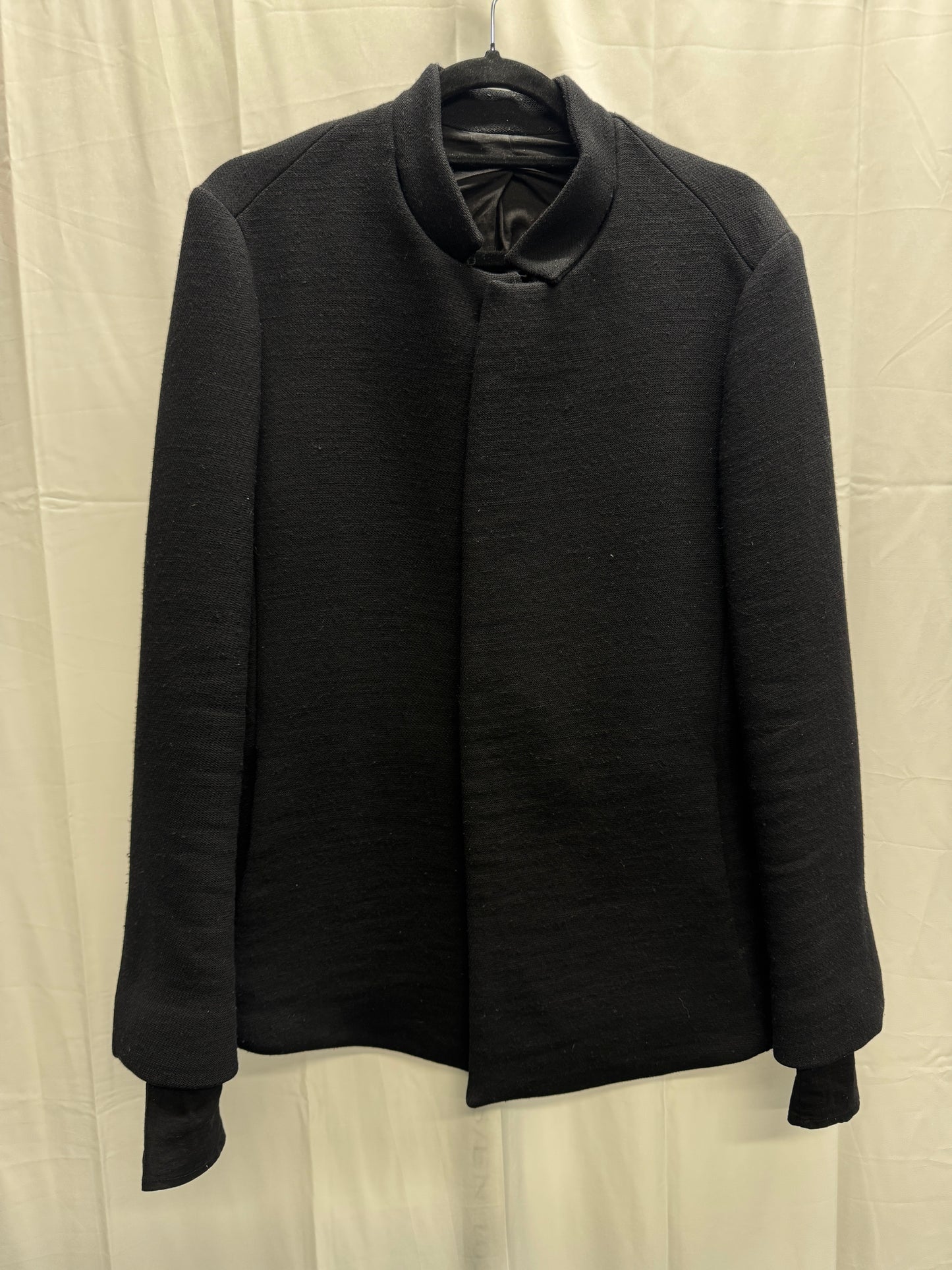 Katabira Oriella wool layered sleeve jacket