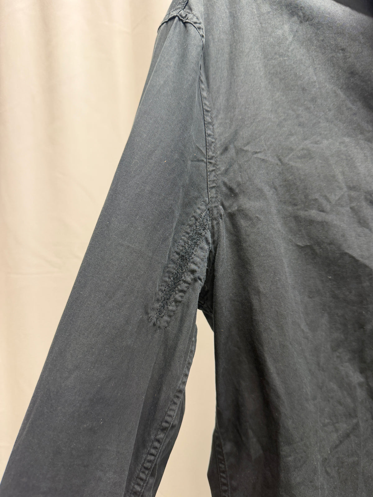 Carol Christian Poell High Collar Button-Up Cotton Shirt (XS)