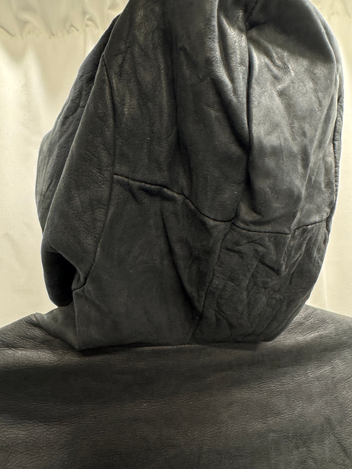 m.a+ Knit-Lined Leather Hooded Aviator Jacket