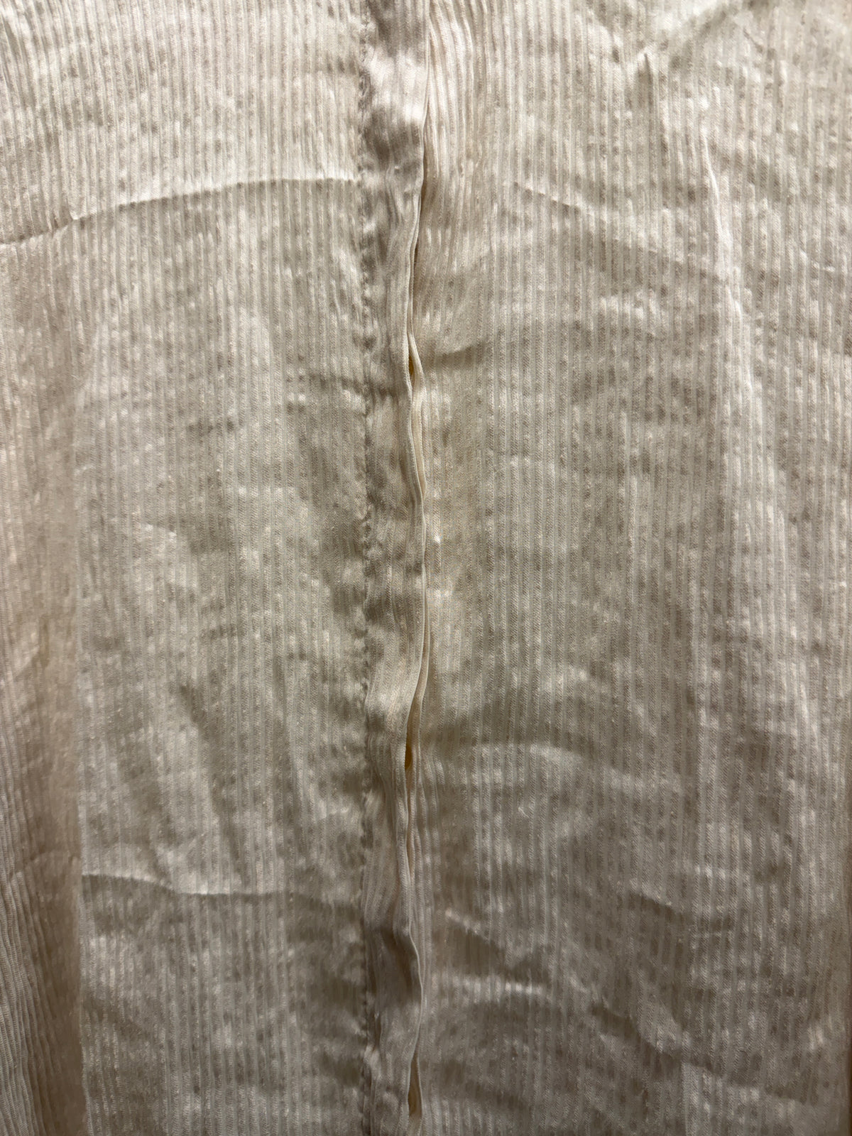Haider Ackermann Early 2000s Pleated Silk-Blend Shirt (M)