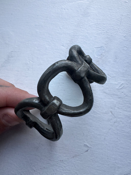 pewter wrist cuff