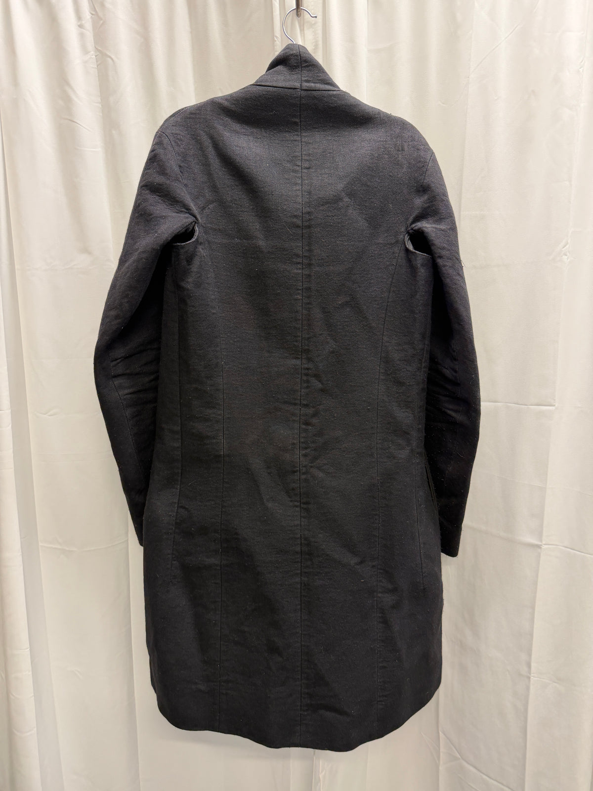 Obscur AW12 ‘Bound’ Heavy Wool Devil Lapel Overlap Coat
