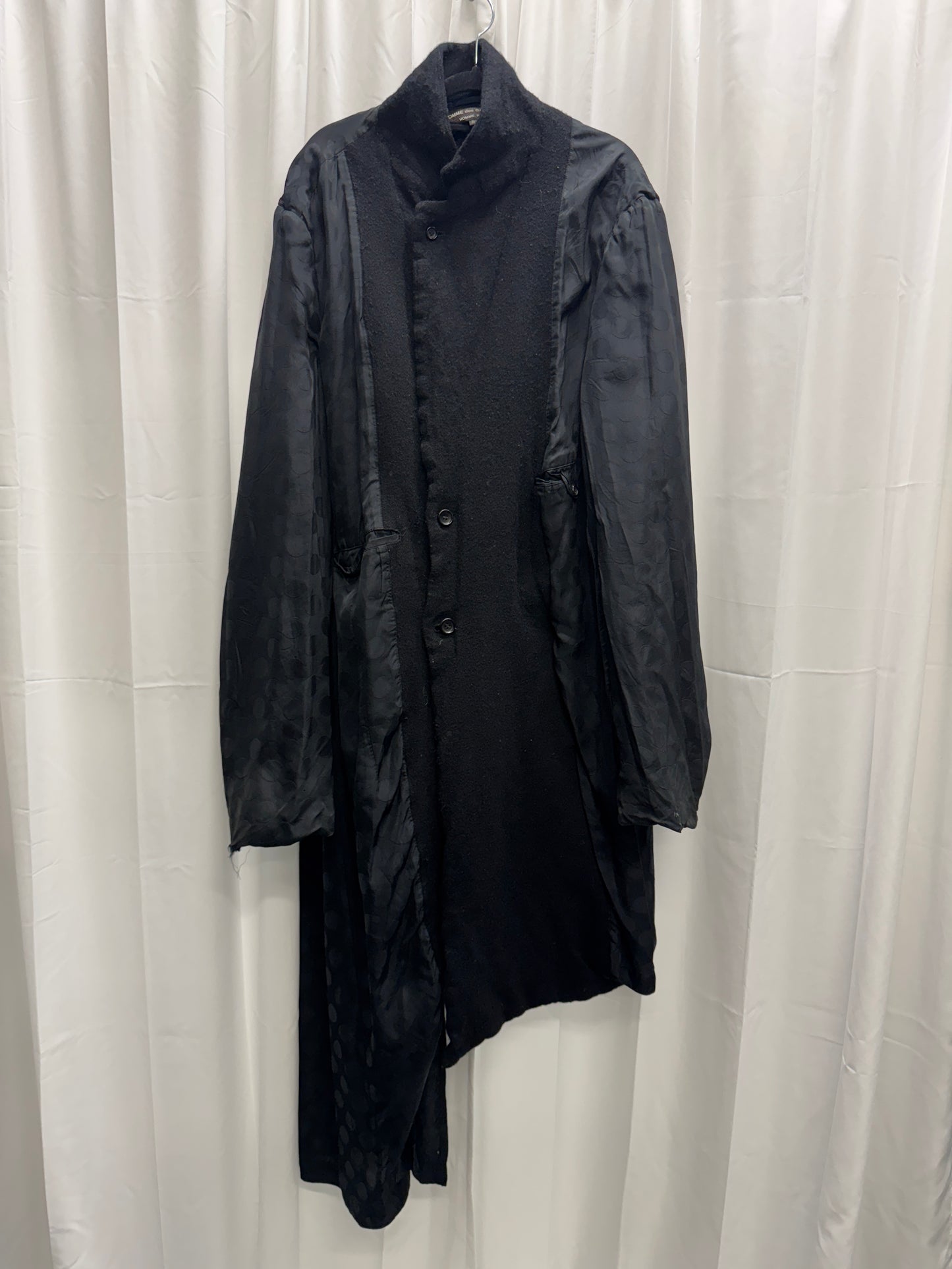 Comme Des Garcons Homme Plus AW21 Darkroom Shrunken Wool Reversible Coat