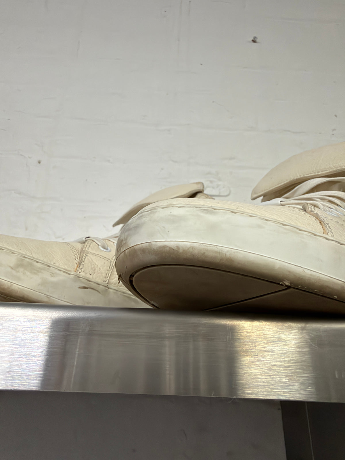 Dior Homme SS09 High-Top Leather Sneakers (44)