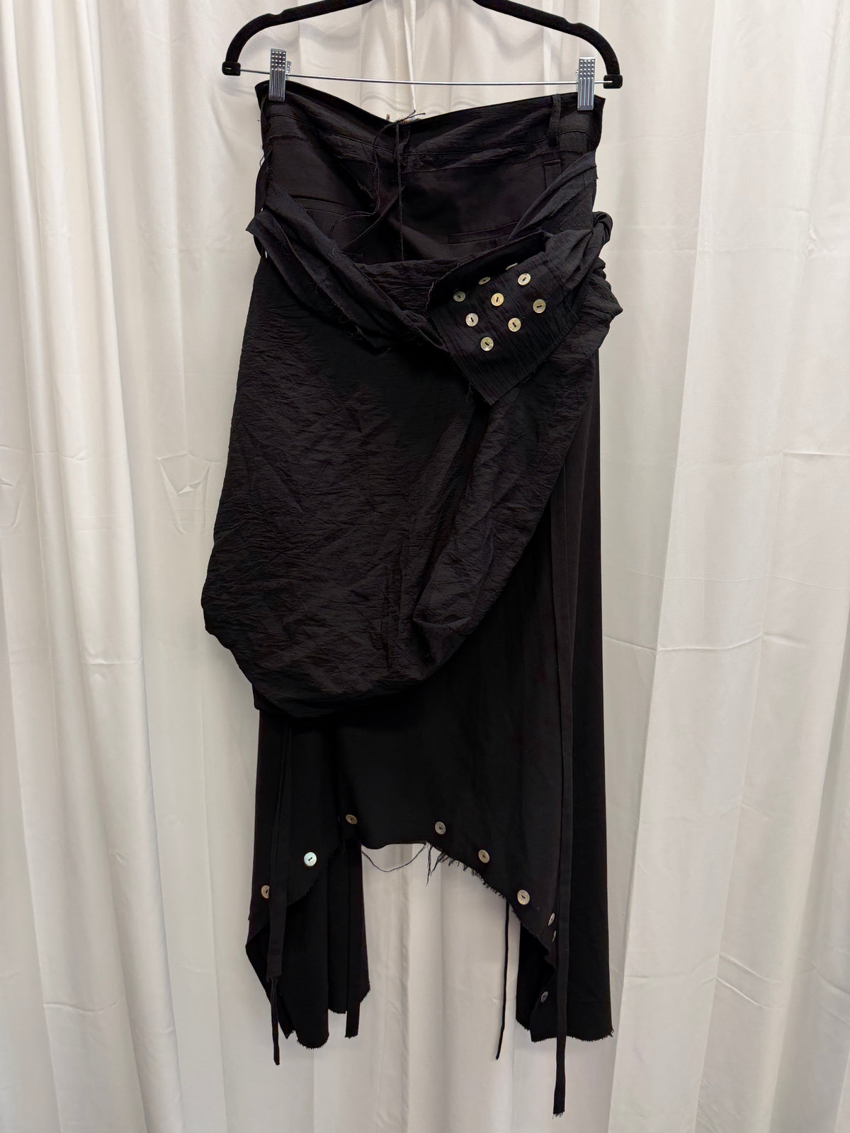 Aenrmous Convertible Deconstructed Trousers / Skirt with Detachable Wrap Layer (S)