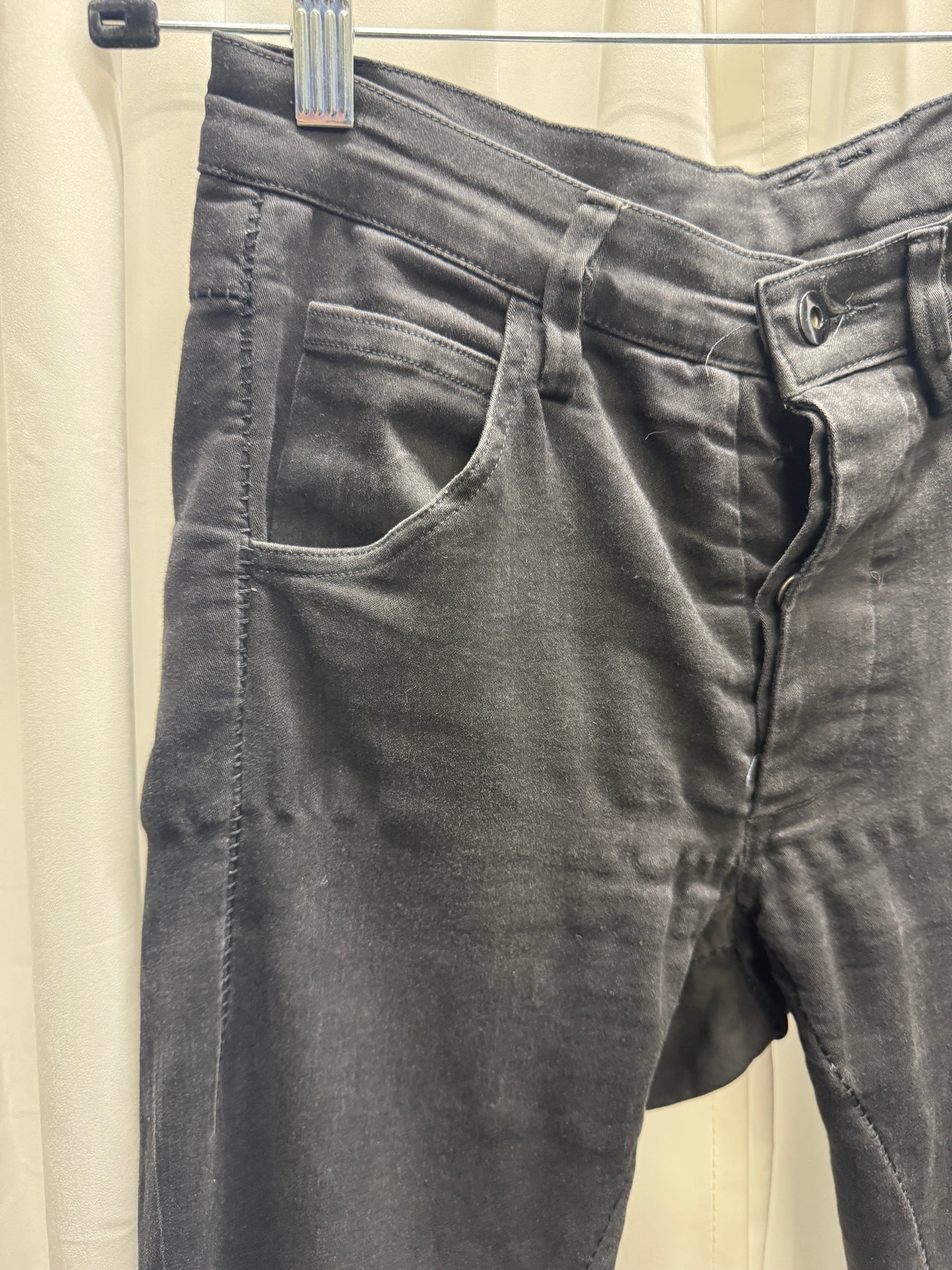 Zam Barrett Monster Overlock Chainseam Extended Skinny/Slim Spiral Jeans