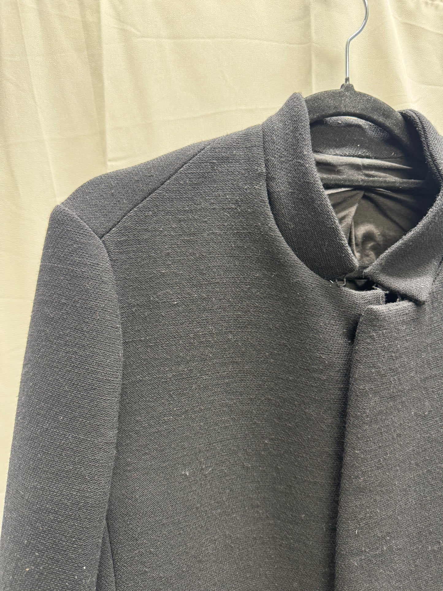 Katabira Oriella wool layered sleeve jacket