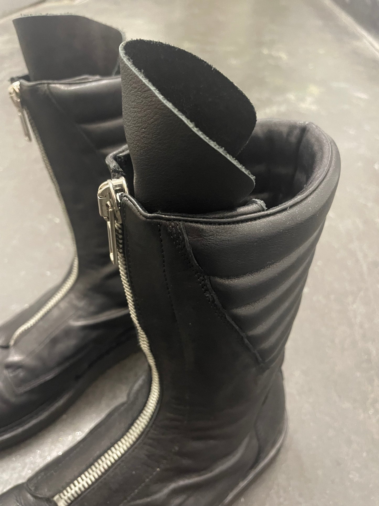 Rick Owens Mohawk Basket Creeper Boots