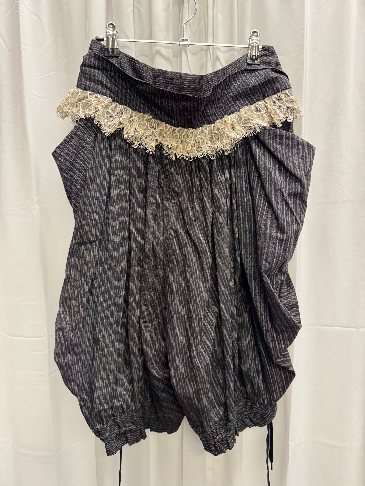 Bernhard Willhelm Sculptural Lace Ruffle Shorts — c. late 2000s