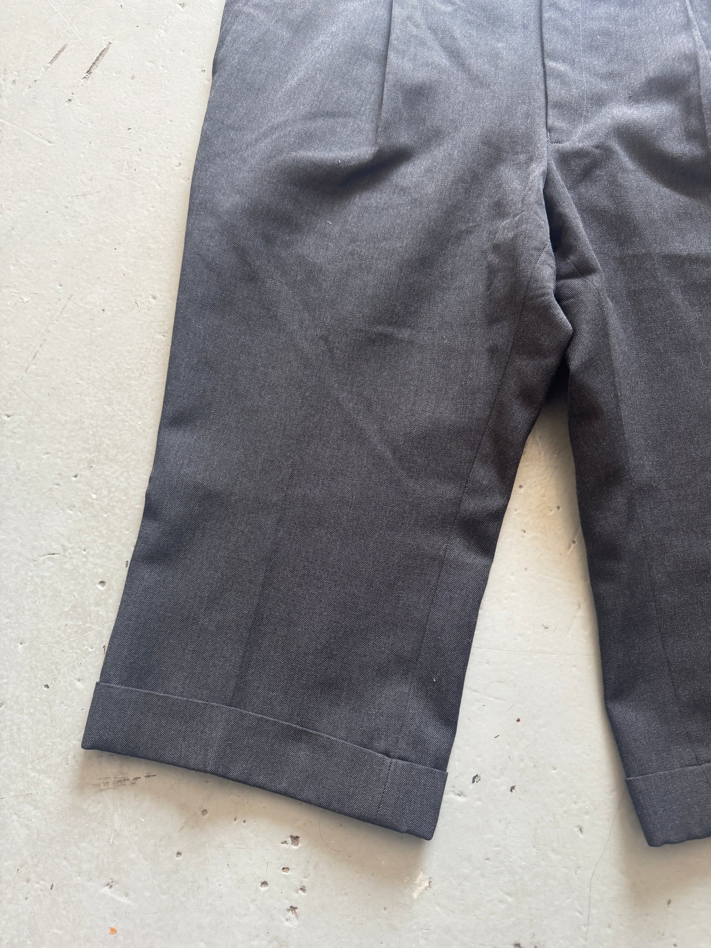 masaki matsushima homme extended waistband capri trouser