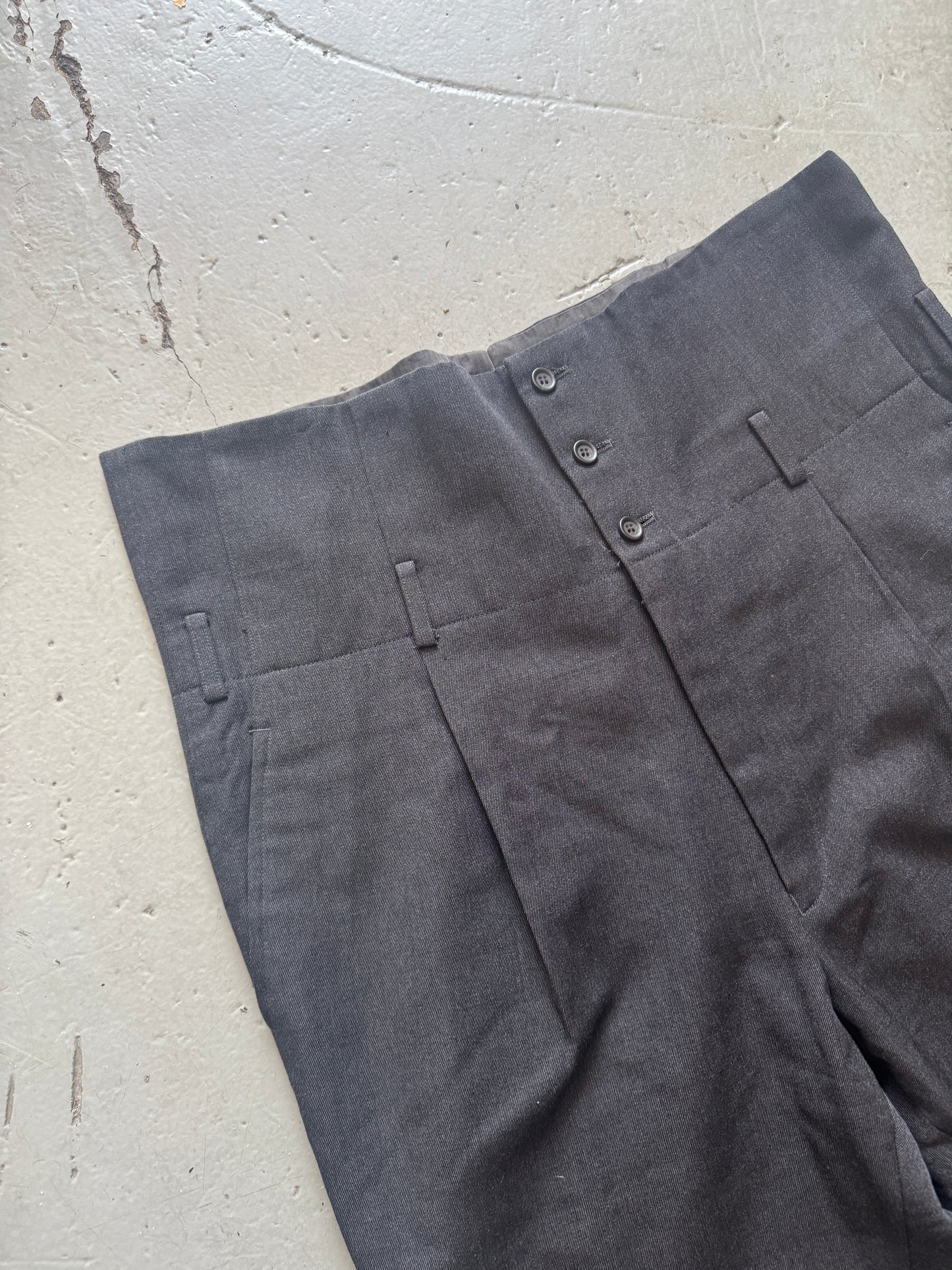 masaki matsushima homme extended waistband capri trouser