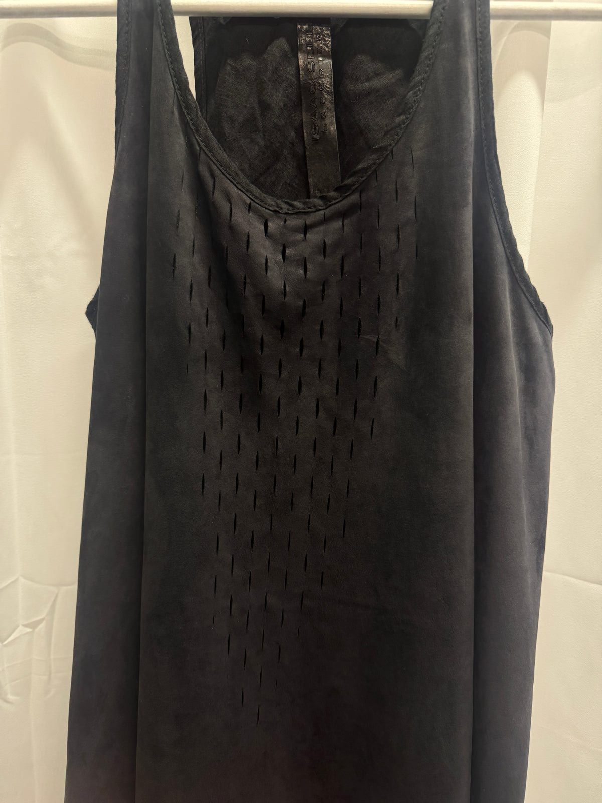 Isaac Sellam Experience Perforated Leather Dress