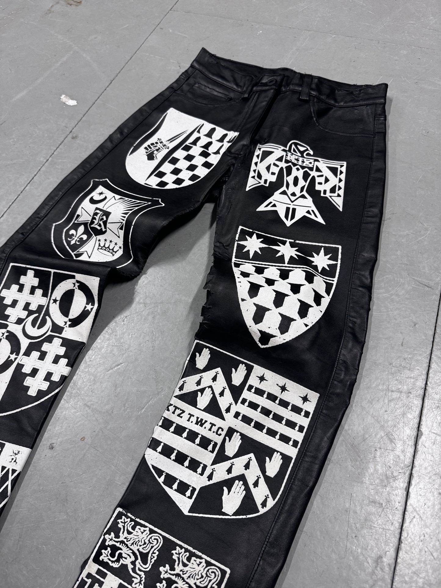 KTZ Heraldry Imitation Leather Trouser