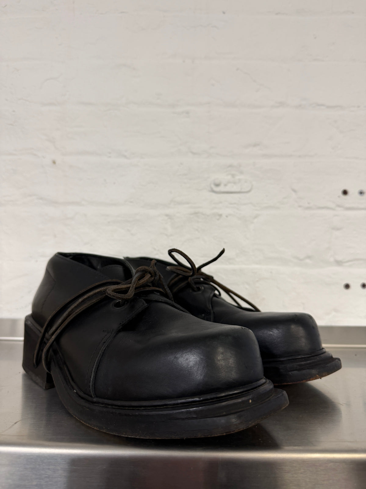 Dirk Bikkembergs Bungee Lace Wrap Leather Derby