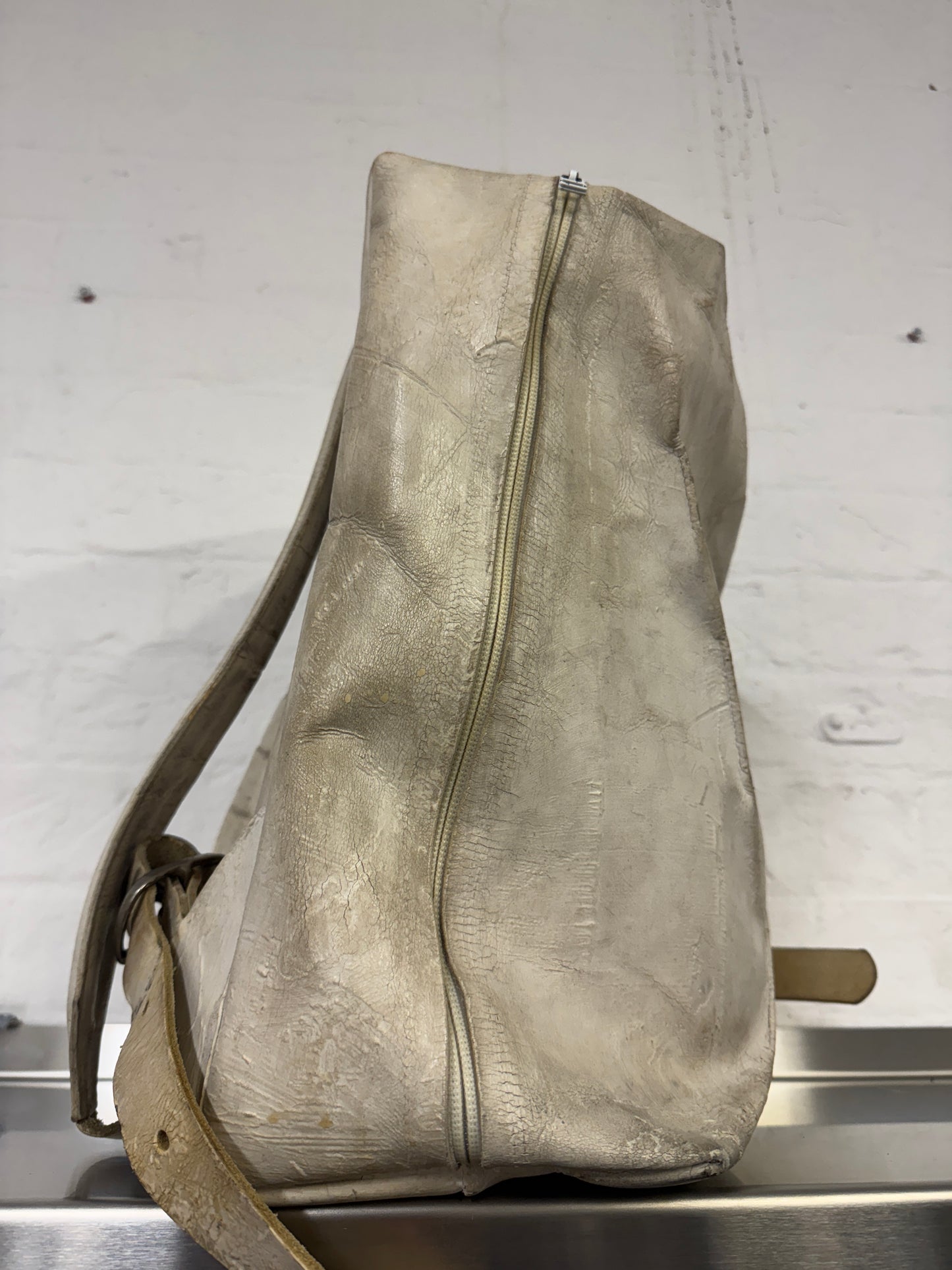 Kagari Yusuke Wall Moulded Leather Backpack