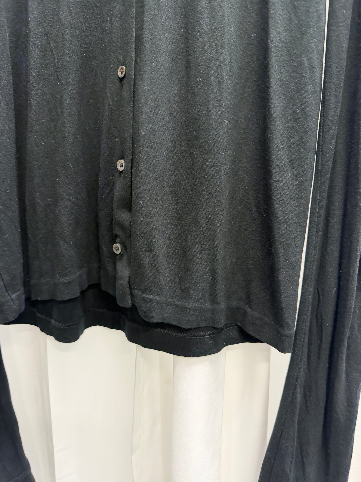 C.P. Company Late 1990s / Early 2000s Fluid Viscose-Silk Elongated Sleeve Shirt (S)