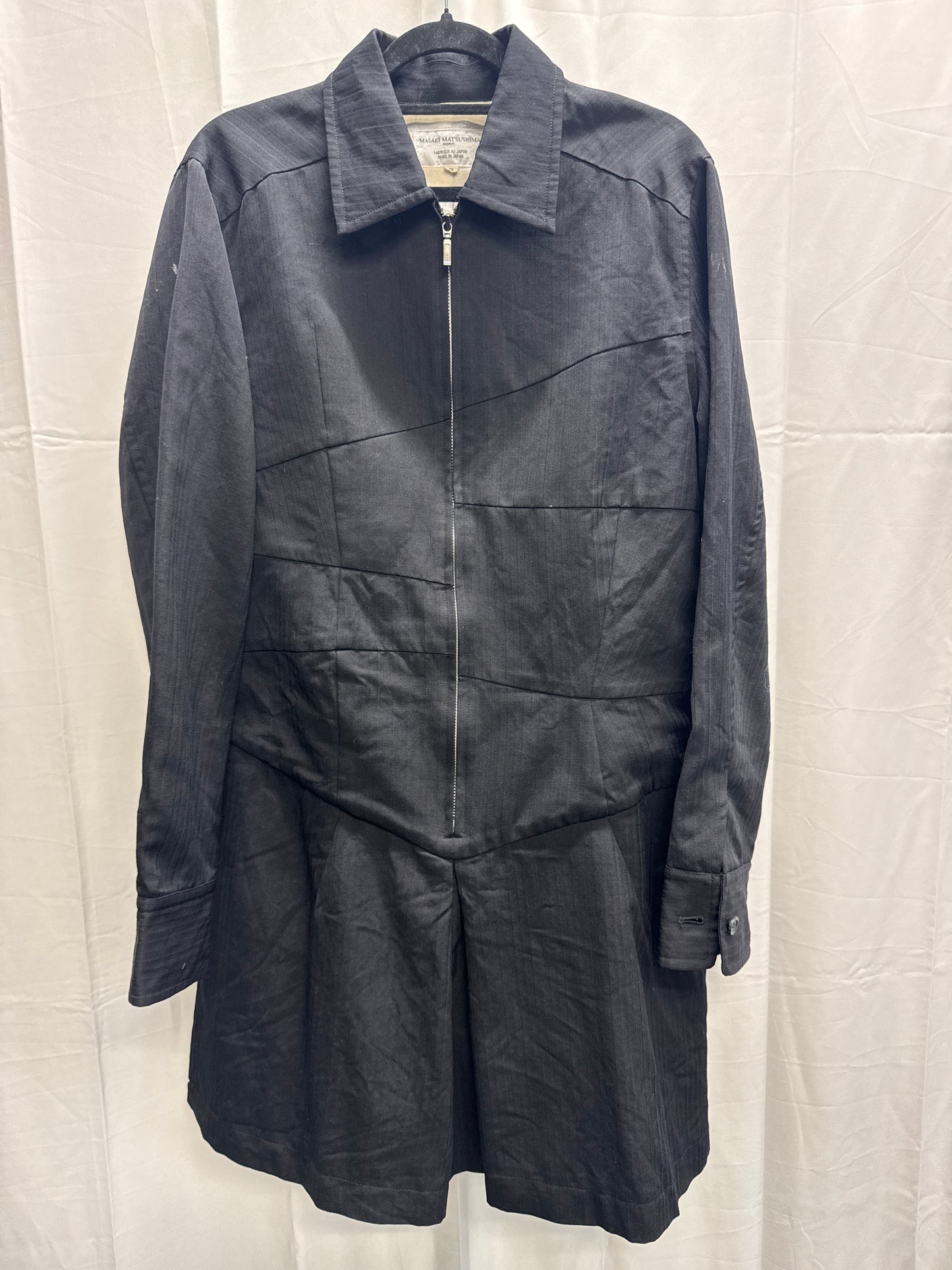 masaki matsushima spliced pattern 3/4 coat