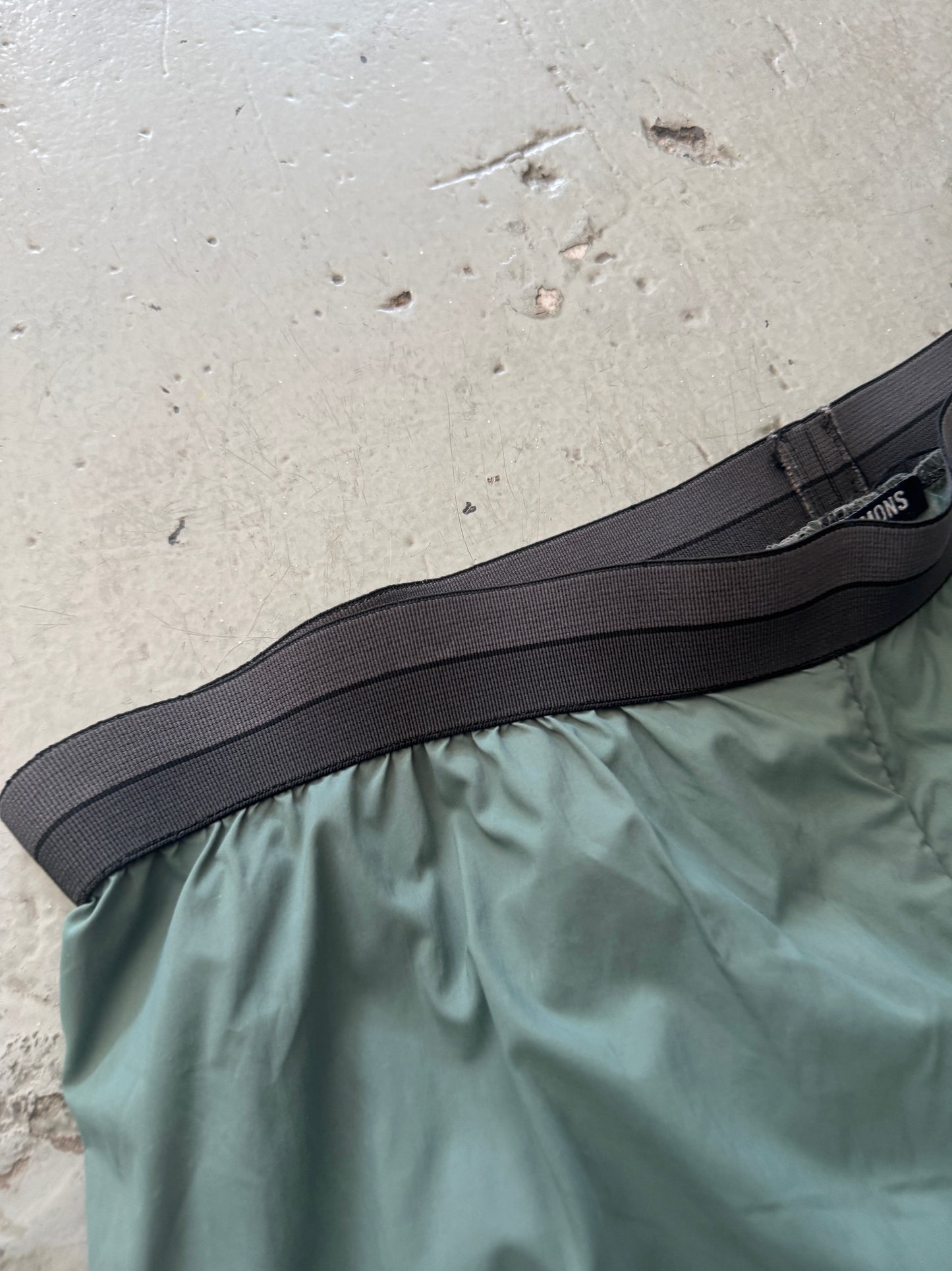 raf simons ss97 wide leg elastic trouser