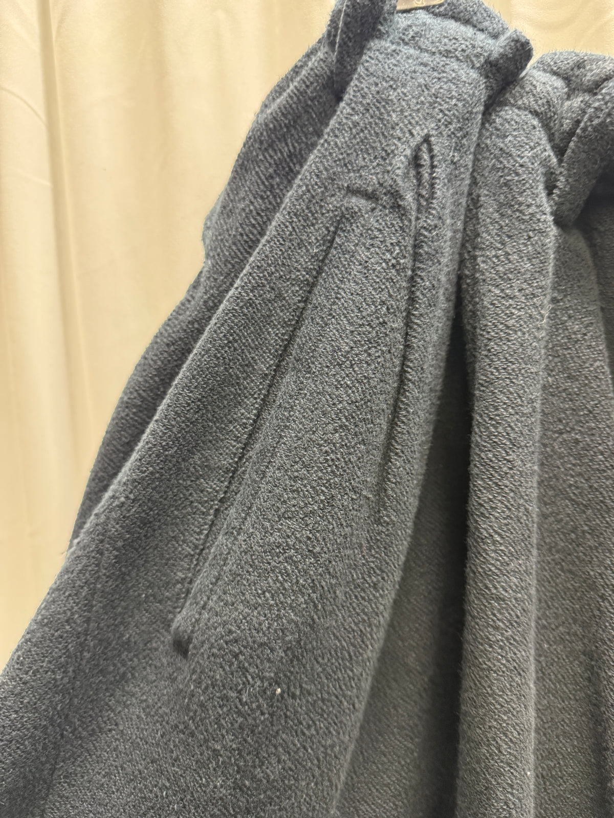 Yohji Yamamoto Pour Homme Heavy Wool Drawstring Wide Shorts