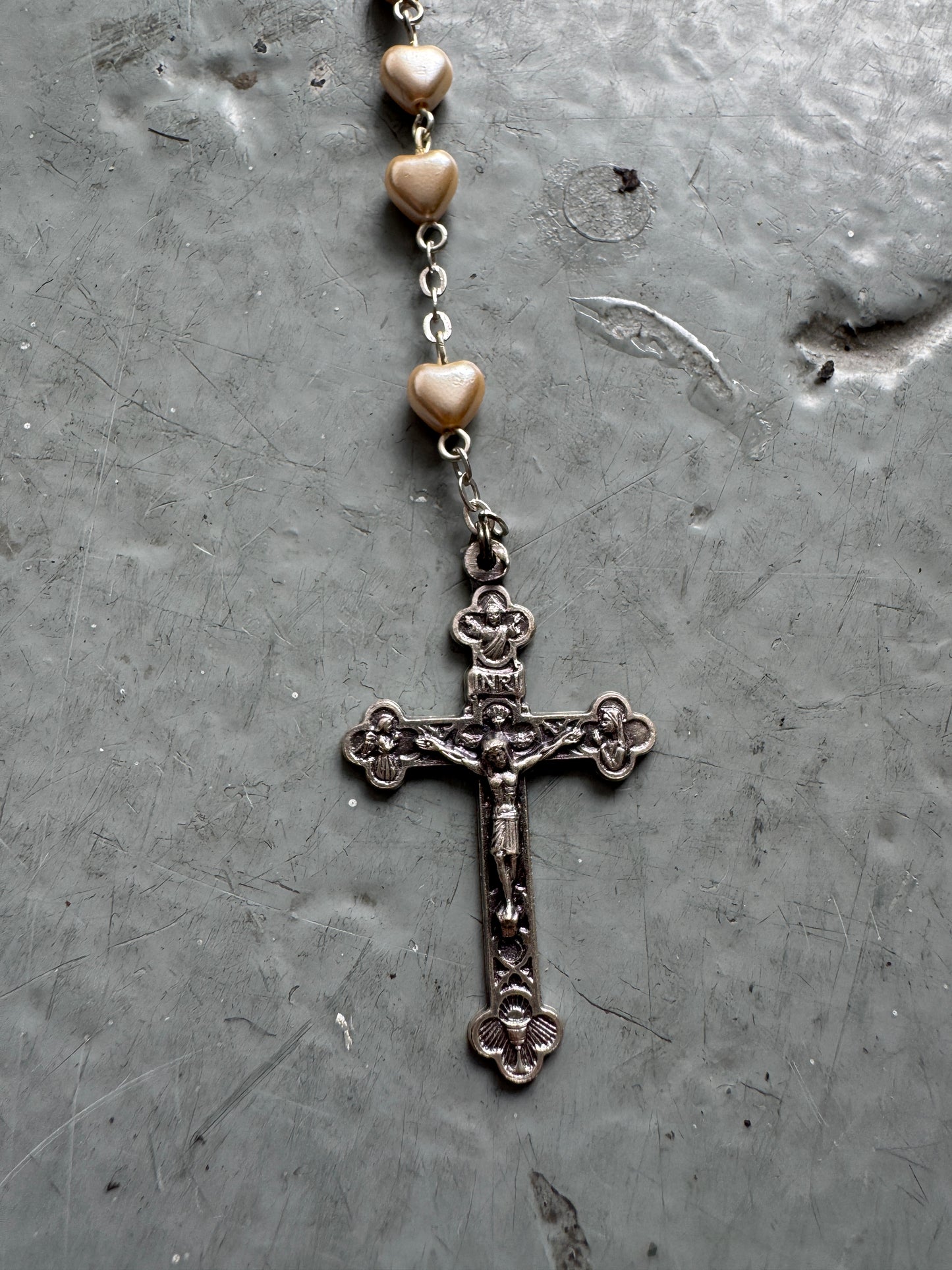 antique rosary necklace