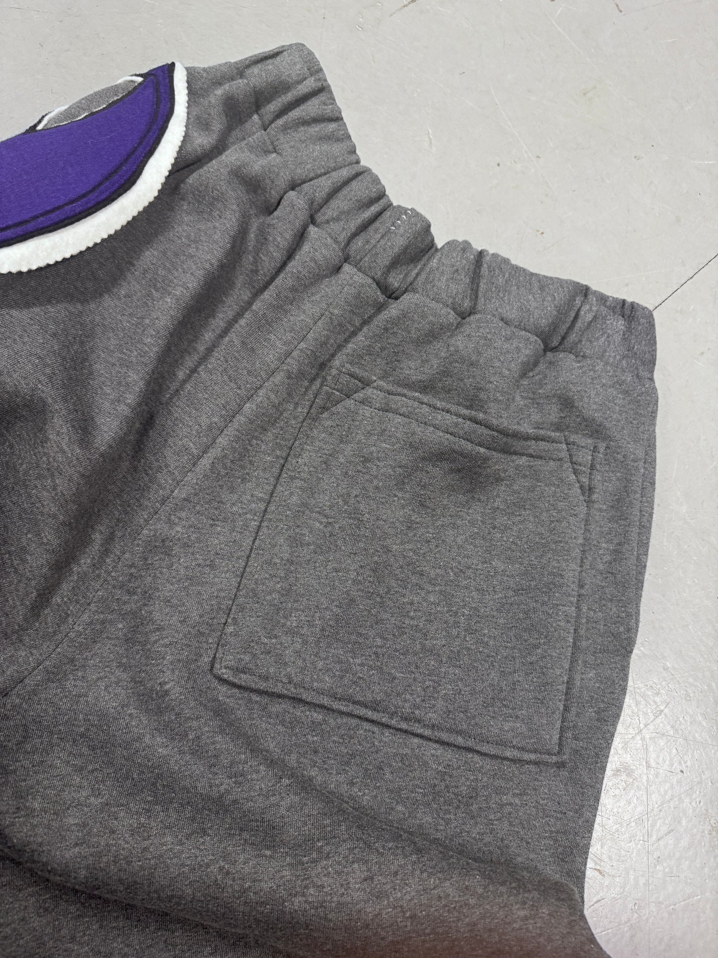 Sara Mikorey-Shpigler Patched Sweat Short