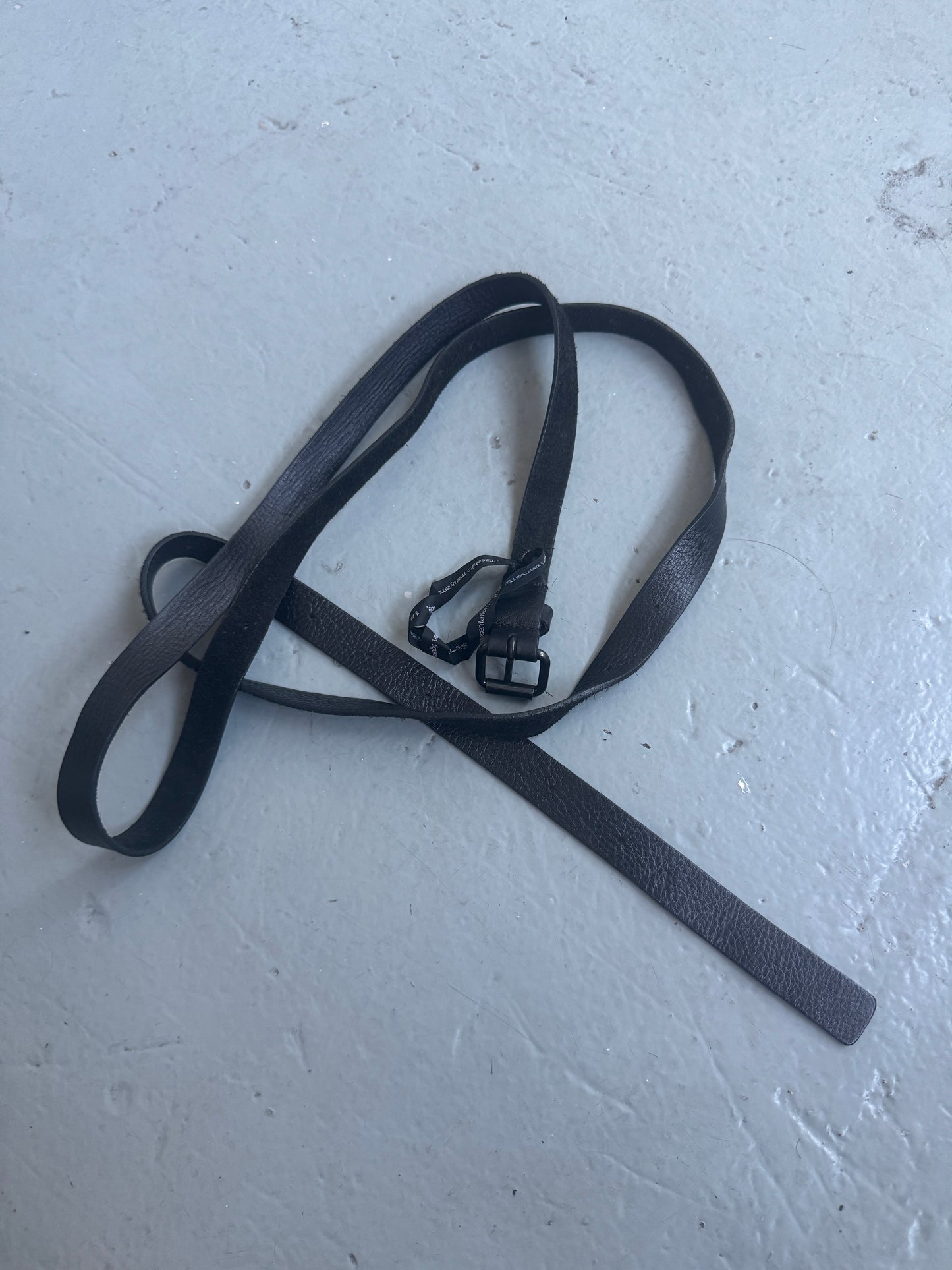 masahiko maruyama double wrap leather belt