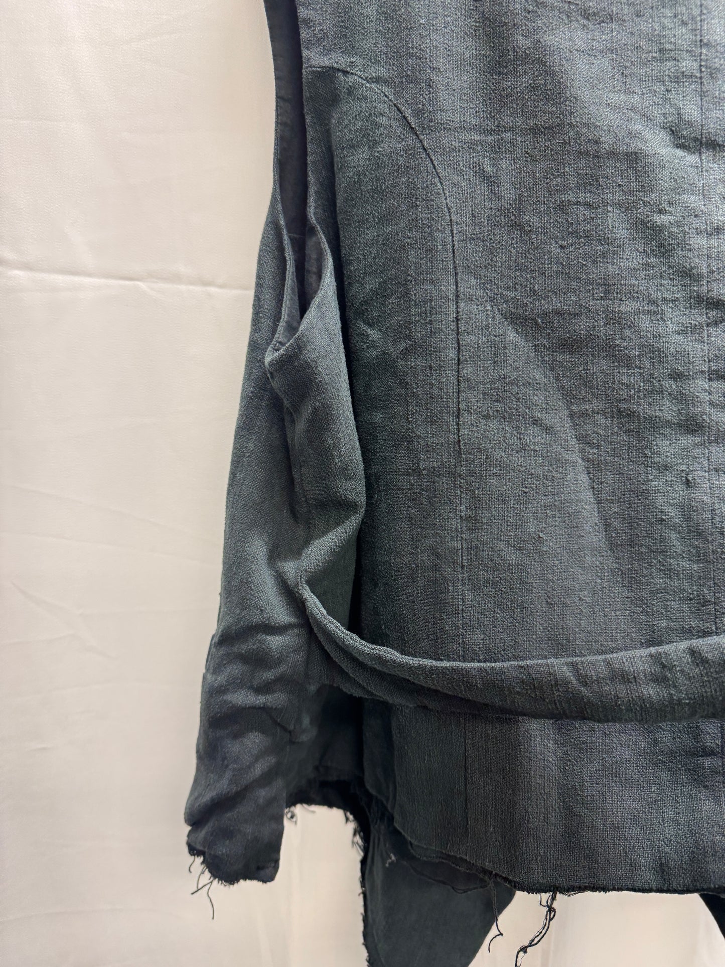 john alexander skelton double row button antique linen waistcoat