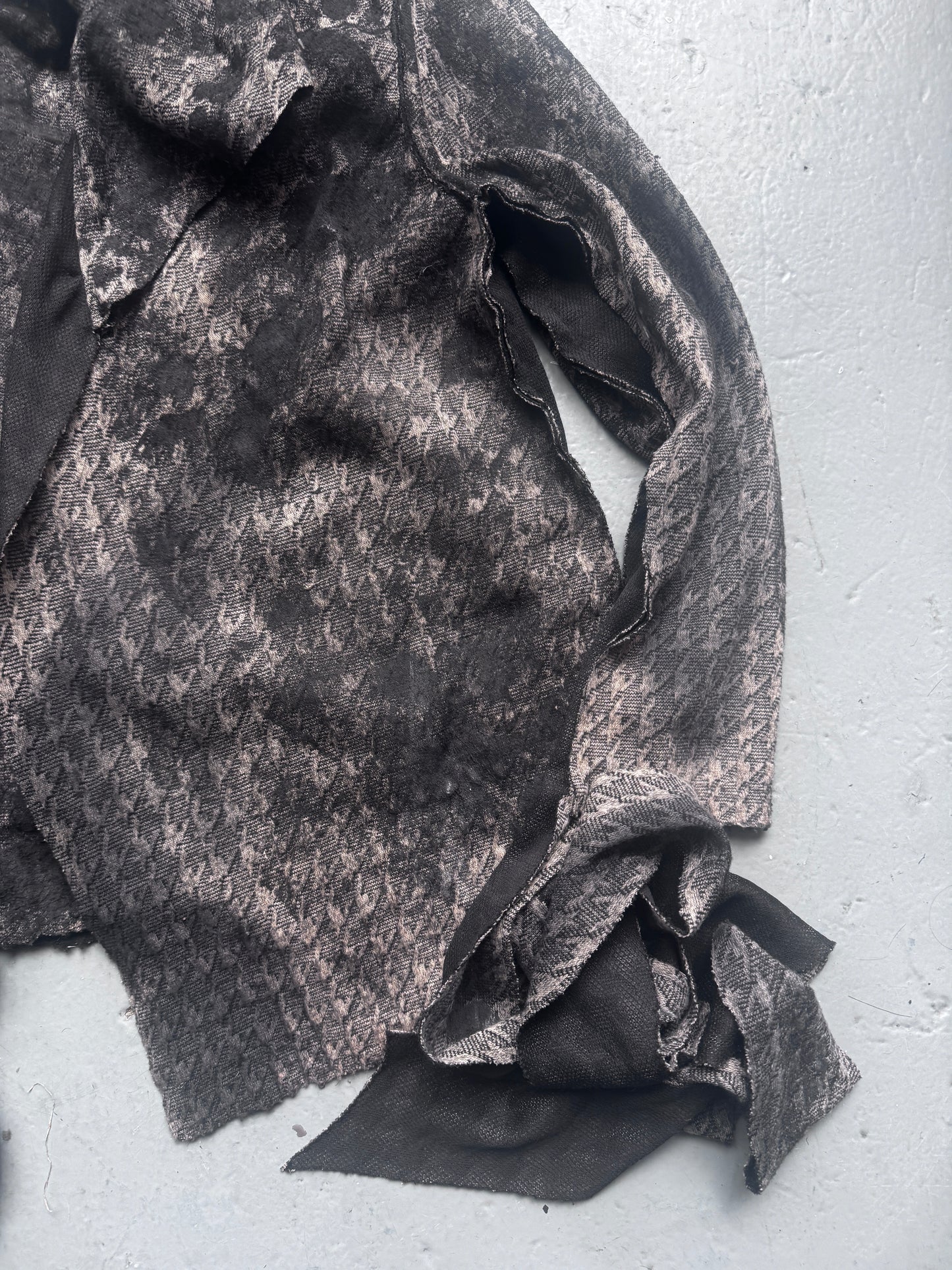 kai ghattaura wrap sleeve jacket
