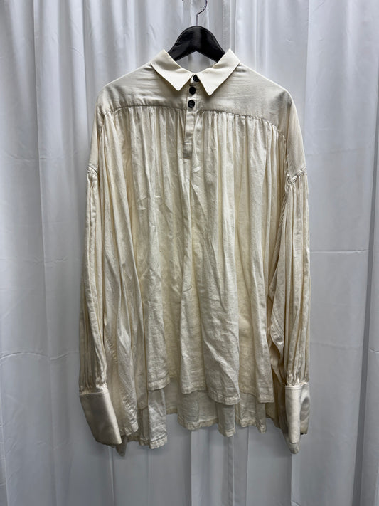 Christopher Nemeth — Extreme Volume Pleated & Gathered Cotton Lawn Shirt