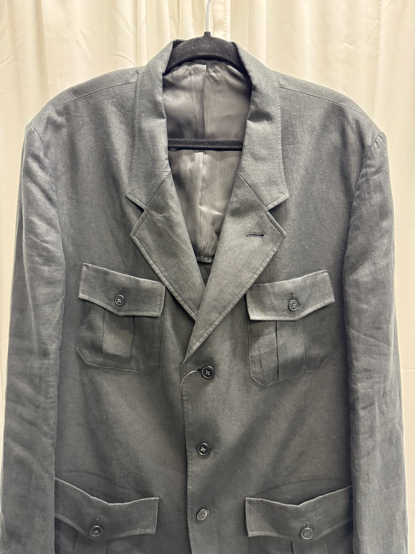 Yohji Yamamoto Y’s For Men, 4 Pocket Military Blazer Jacket