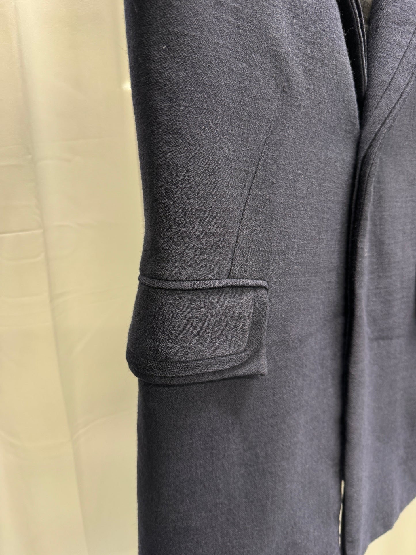 Ann Demeulemeester AW07 3D Detailed Point Lapel Wool Single Button Blazer