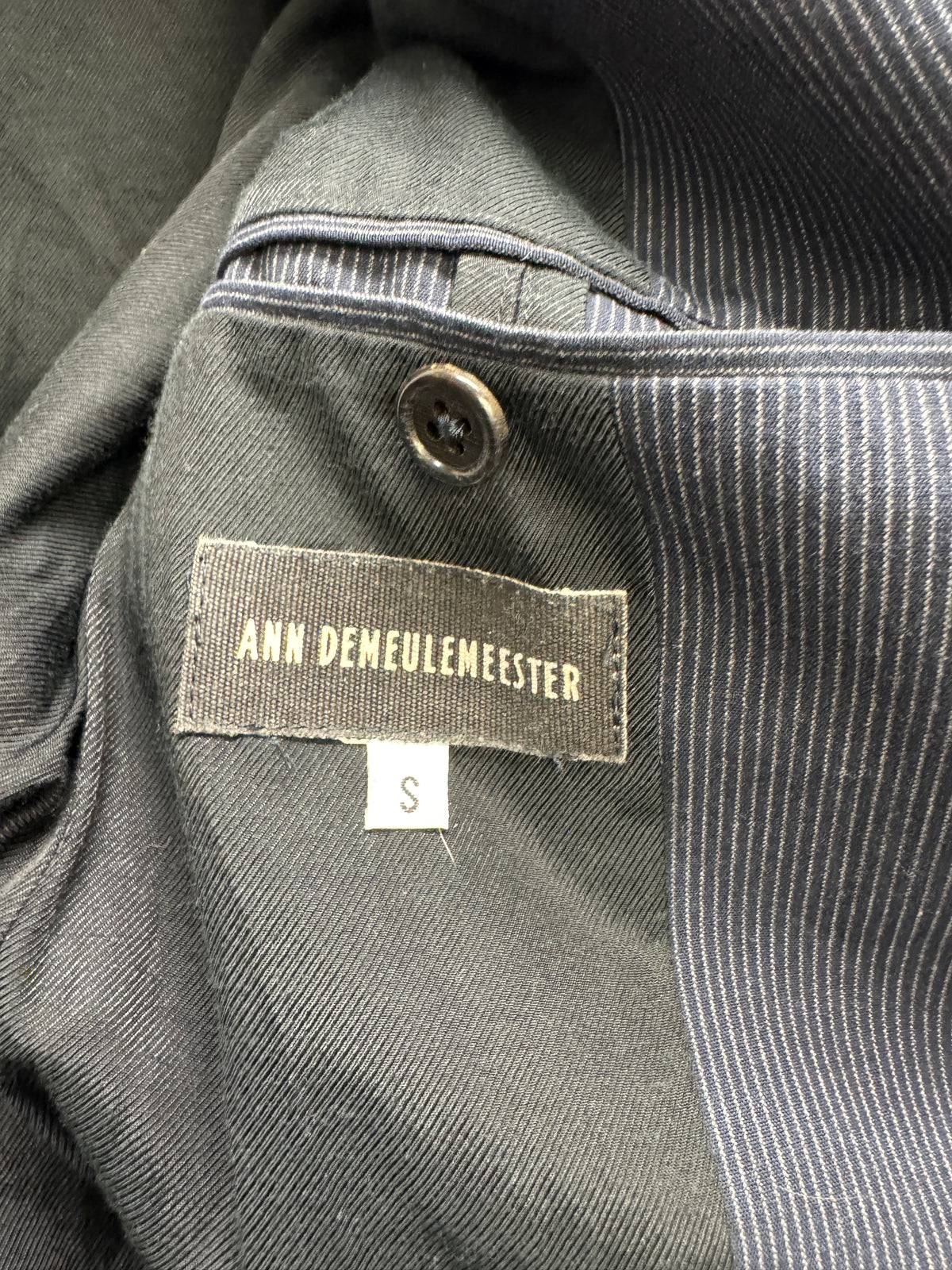 Ann Demeulemeester c.2005 Peaked Lapel Blazer