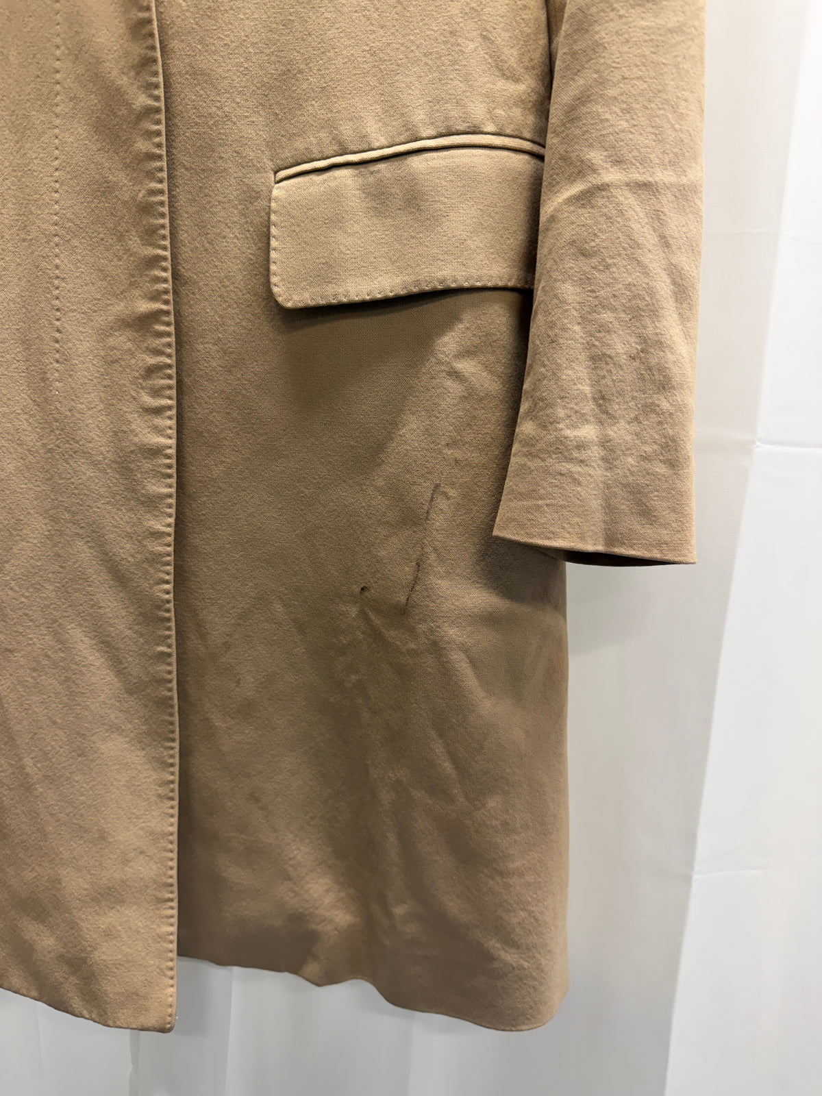 Helmut Lang 1990s Minimalist Longline Cotton Jacket