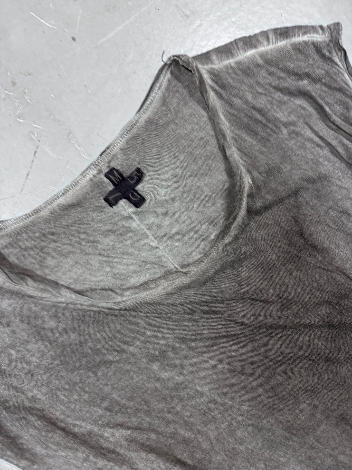 MD75 Cold Wash Double Layer Drape Tank Top