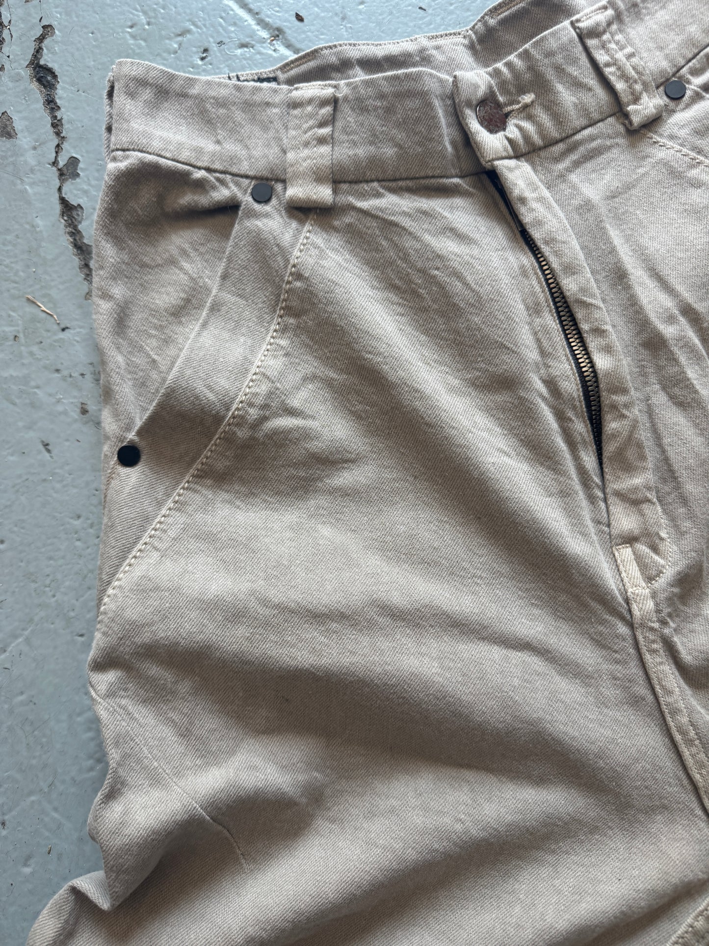 devoa twist seam flap pocket trouser