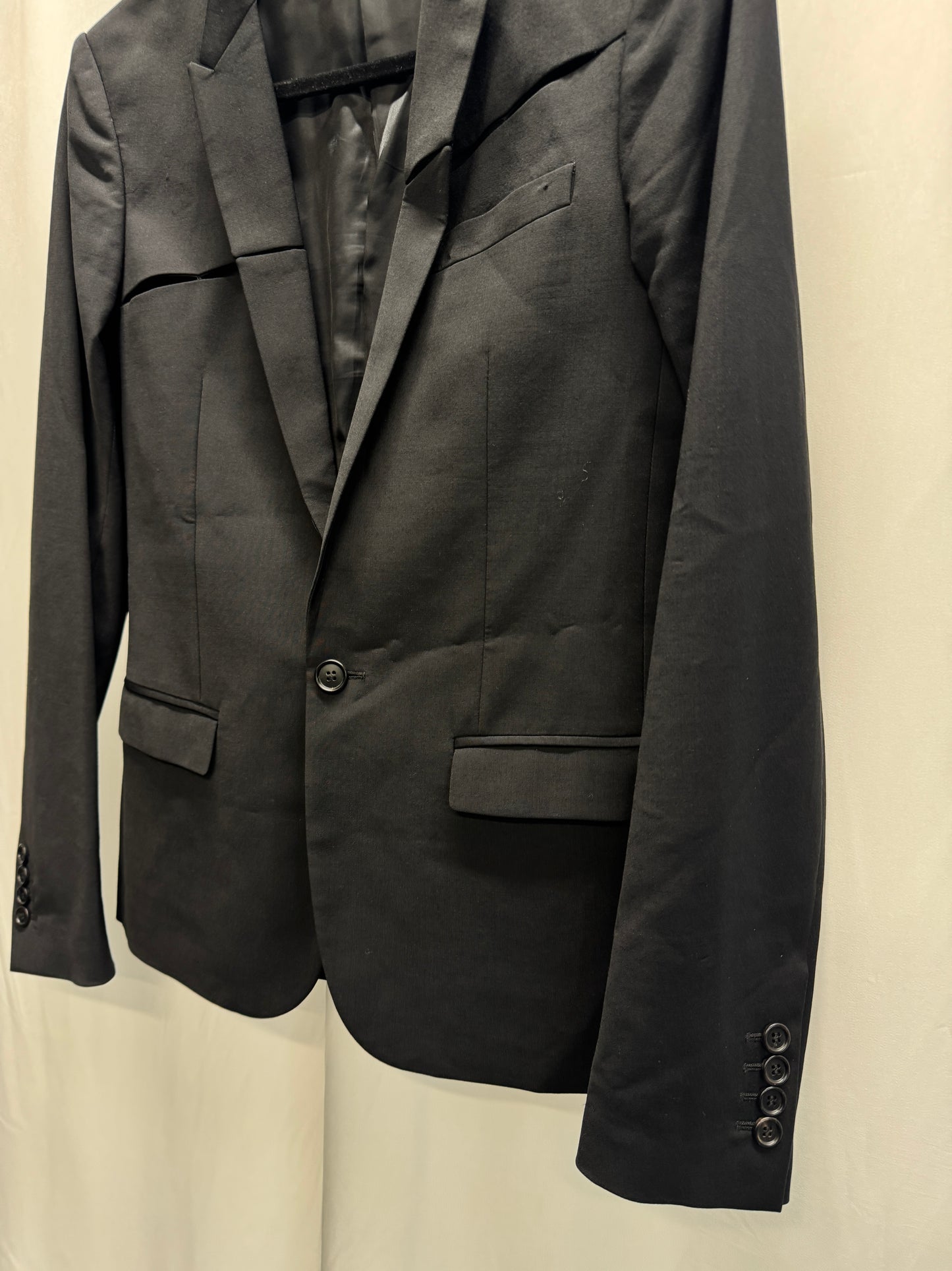 dior homme hedi slimane split blazer
