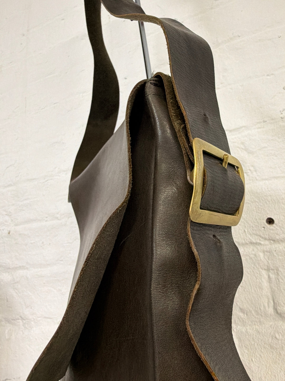 Paul Harnden Shoemakers Medium Leather Flap Crossbody Bag