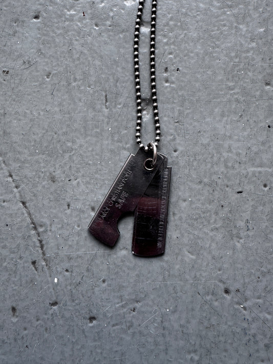 Carol Christian Poell Razor Necklace