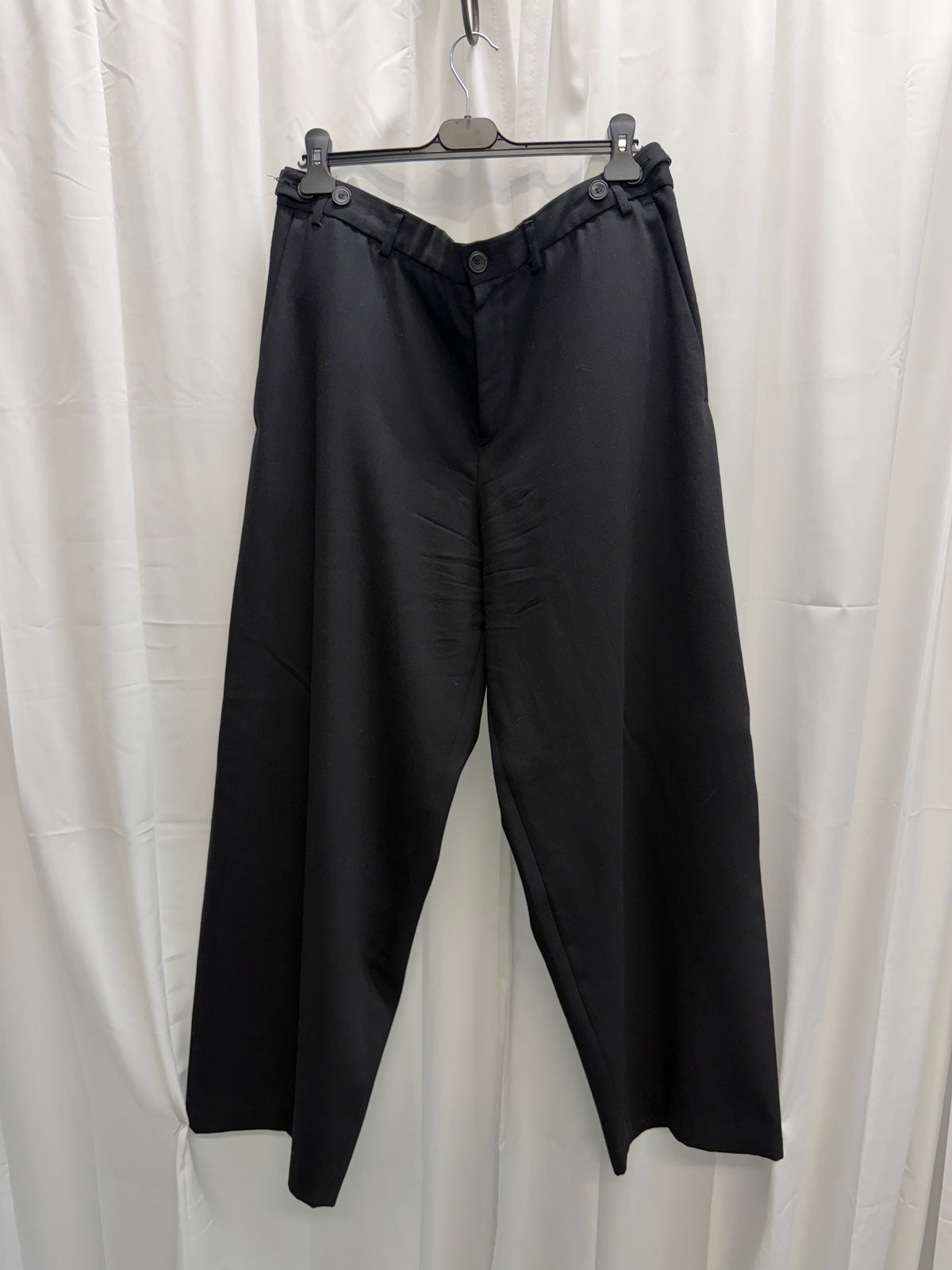 Dirk Schönberger 1990s Wide Cut Wool Trousers