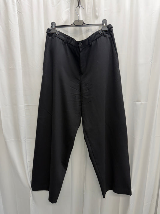 Dirk Schönberger 1990s Wide Cut Wool Trousers