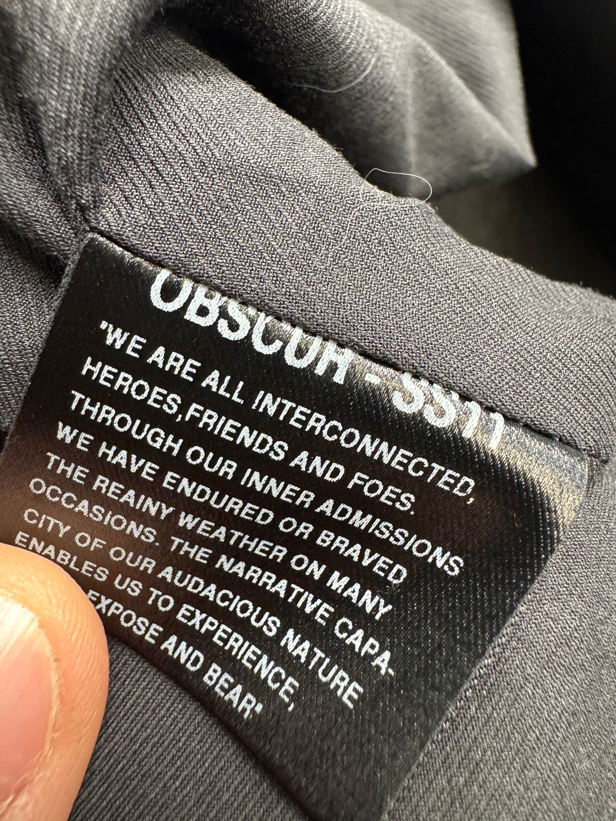 Obscur — SS11, Asymmetric Metal Clasped Tailored Jacket