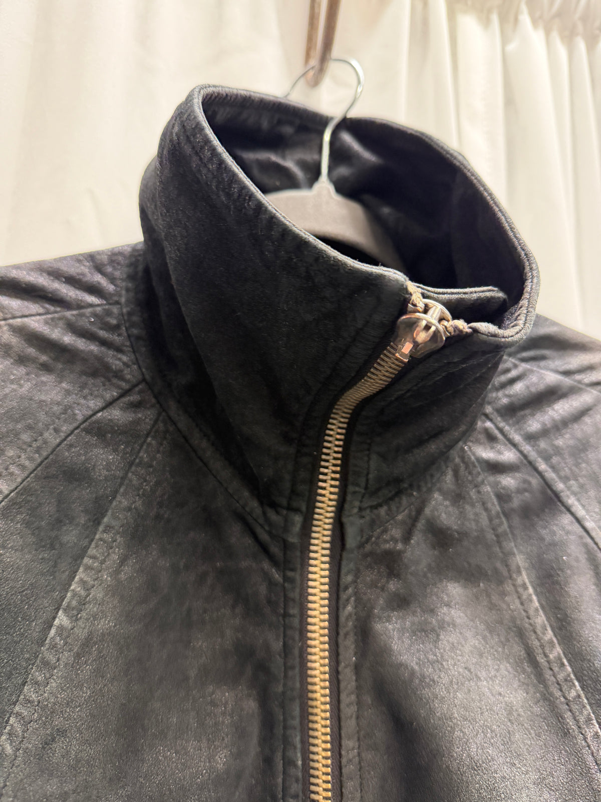 Rick Owens 2014 Blistered Lambskin Intarsia Jacket (M)